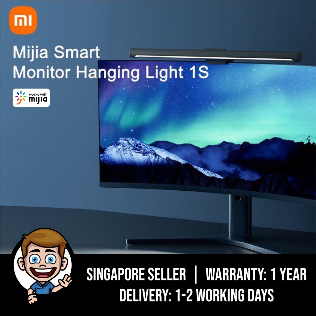 1S Mijia Screenbar, [2022 Model] Hanging Desk Lamp, Eye Protection