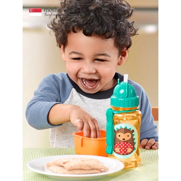Skip Hop Zoo Straw Bottle 350ml ( 12 oz ) Shopee Singapore