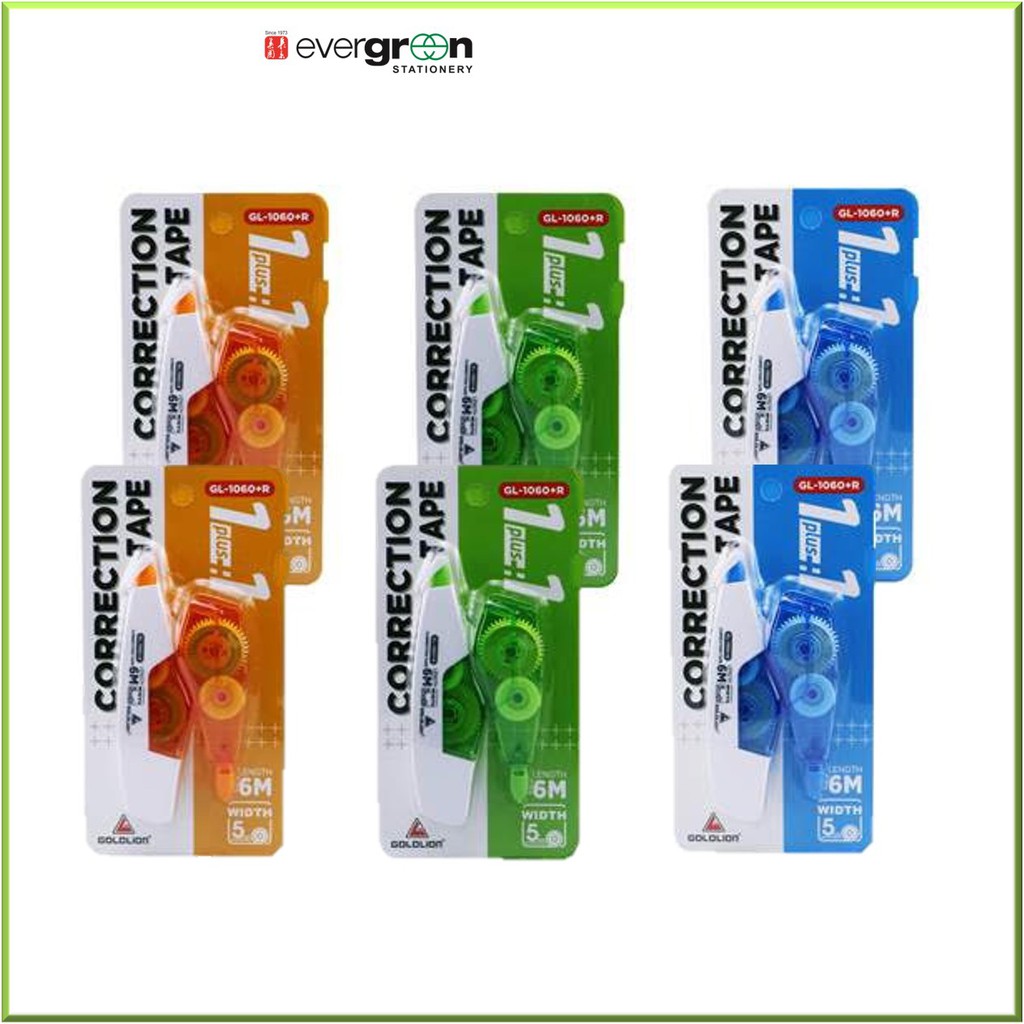 Correction Tape 6 pcs + refill Shopee Singapore