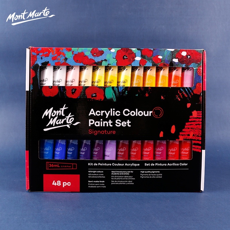 Mont Marte Acrylic Colour Paint Set Signature 36ml Shopee Singapore