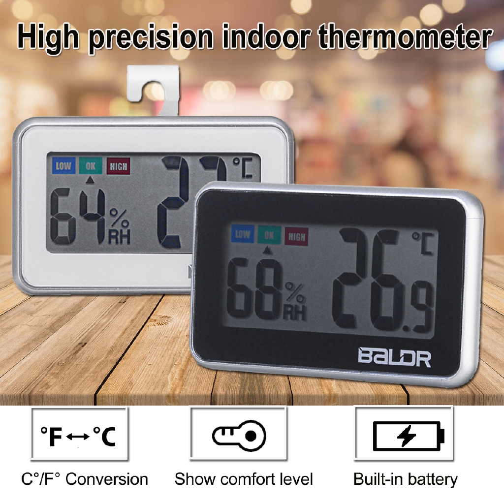 Digital Temperature Thermometer Hygrometer Humidity Meter For Home