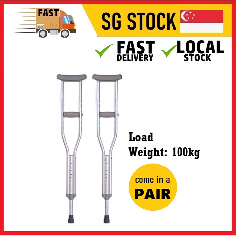 Underarm Crutches Arm Support / Shoulder Crutches/ Adjustable Height
