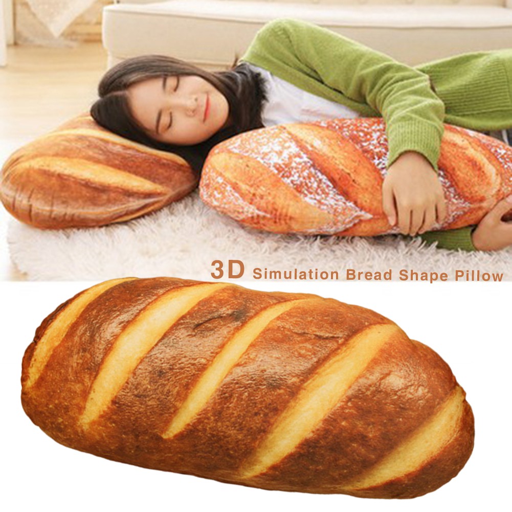 ♥♡ yunkan ♥♡ Bread Shape Pillow Large Hug Pillow Soft Lumbar Back