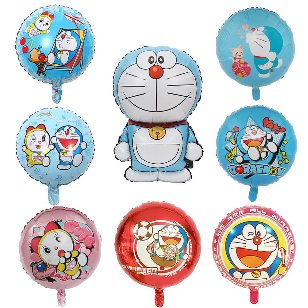 18 Inch Doraemon Aluminum Film Balloon Dorami Balloon Birthday Party