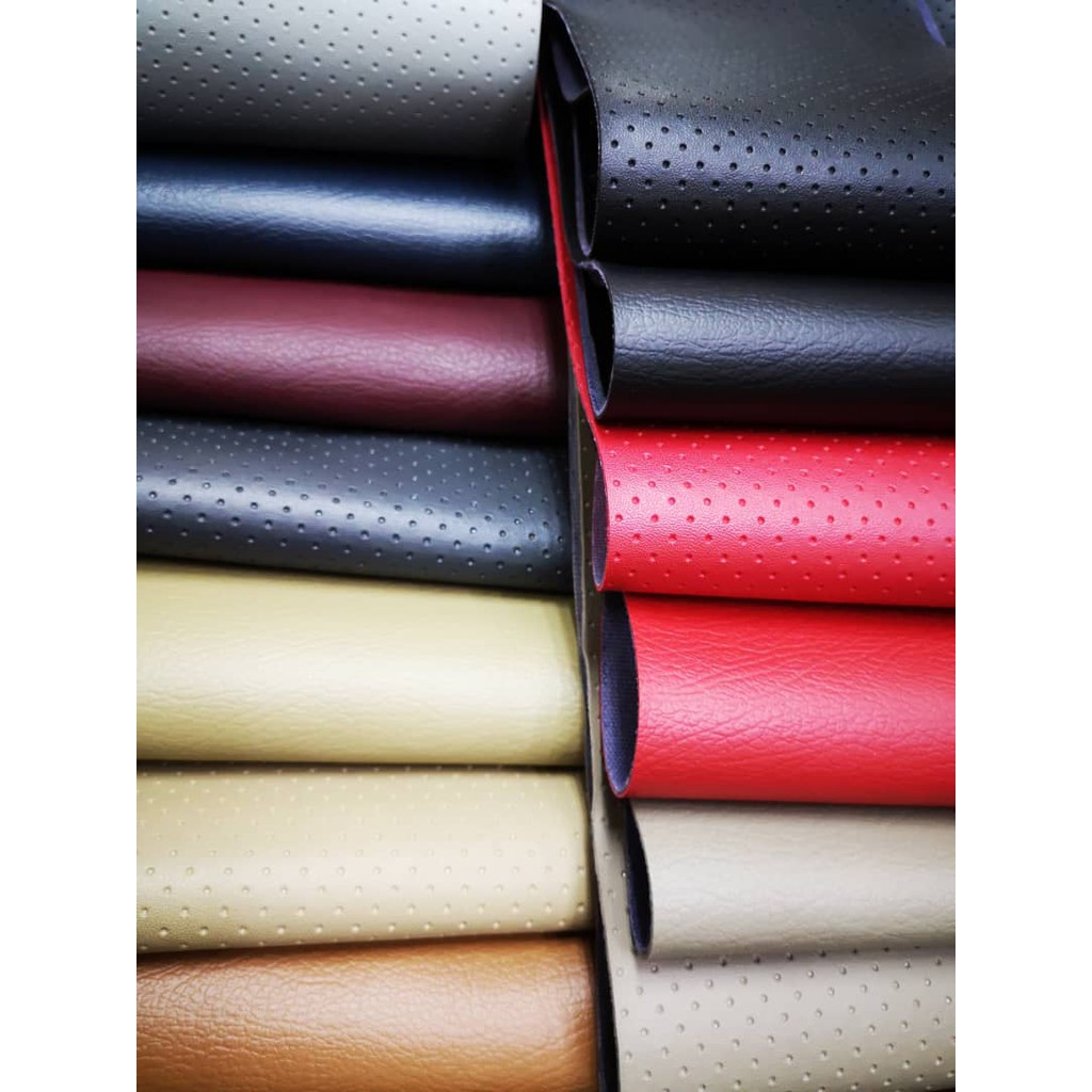 THICK PU Leather Fabric Kain PU PVC Tebal For Car Interior Upholstery