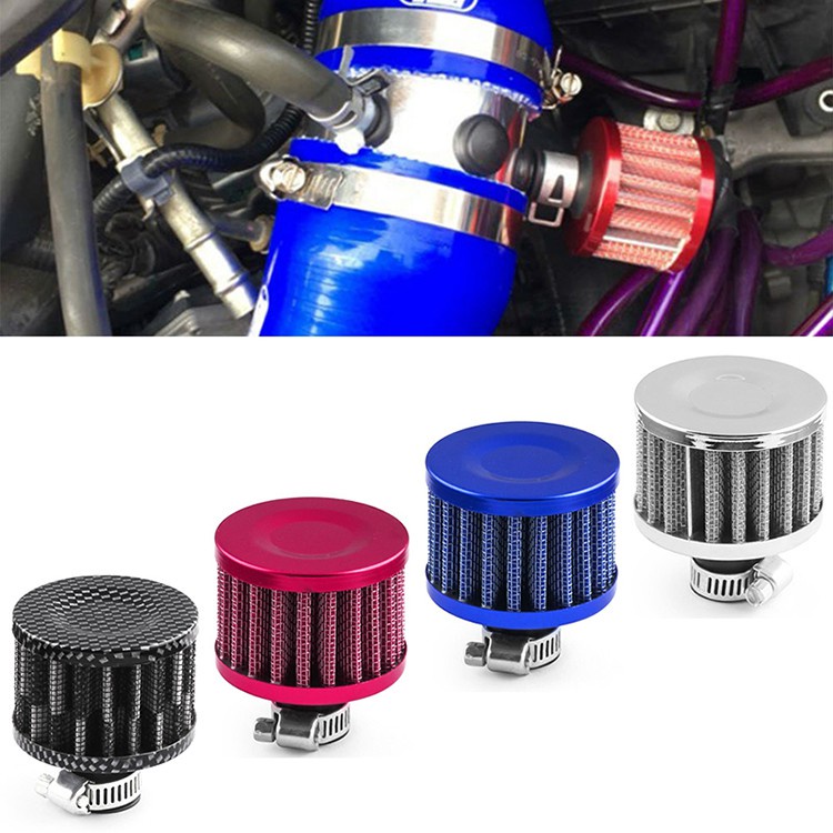 Car Vehicle Motor Cold Air Intake Valve Cover Filter Crankcase Breather