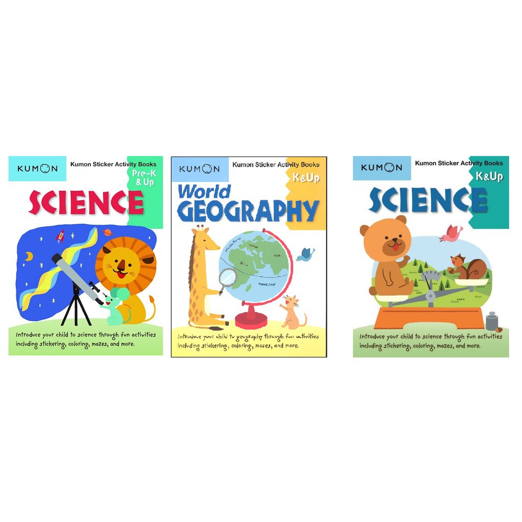 Kumon Science/Geography preschool Workbooks Shopee Singapore