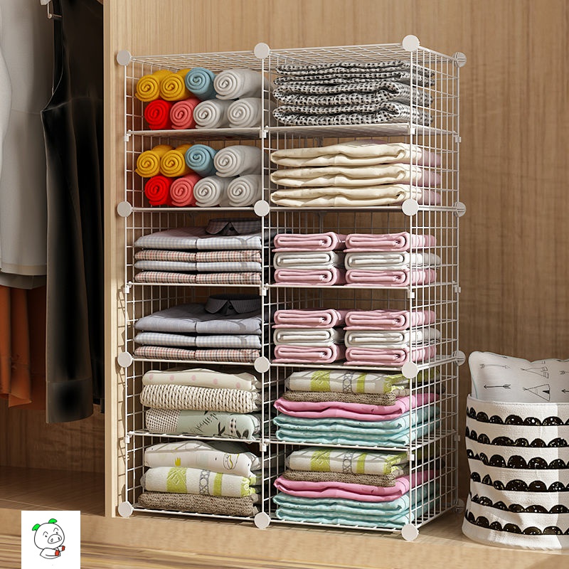 Wardrobe Layered Partition Partition Storage Rack Dormitory