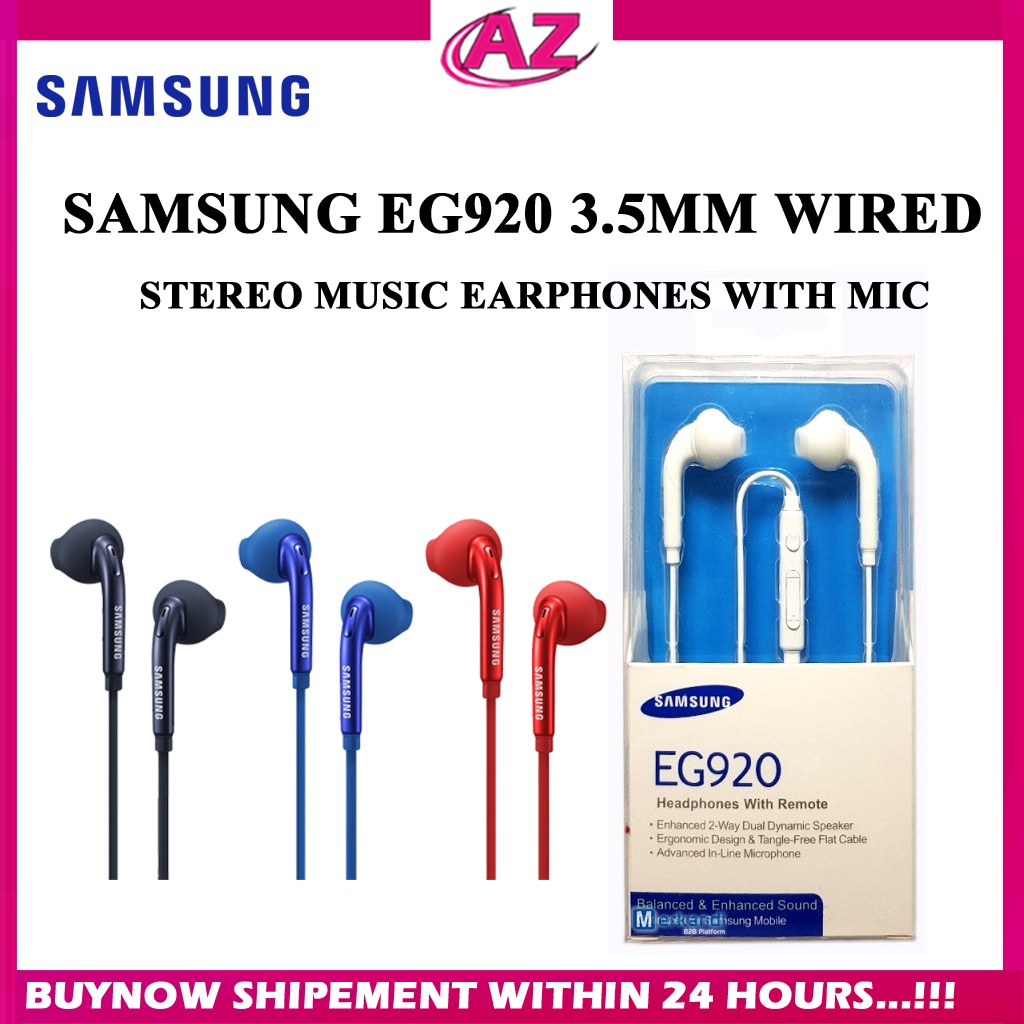 Samsung EG920 3.5mm Wired Stereo Music Earphones With Mic Noise