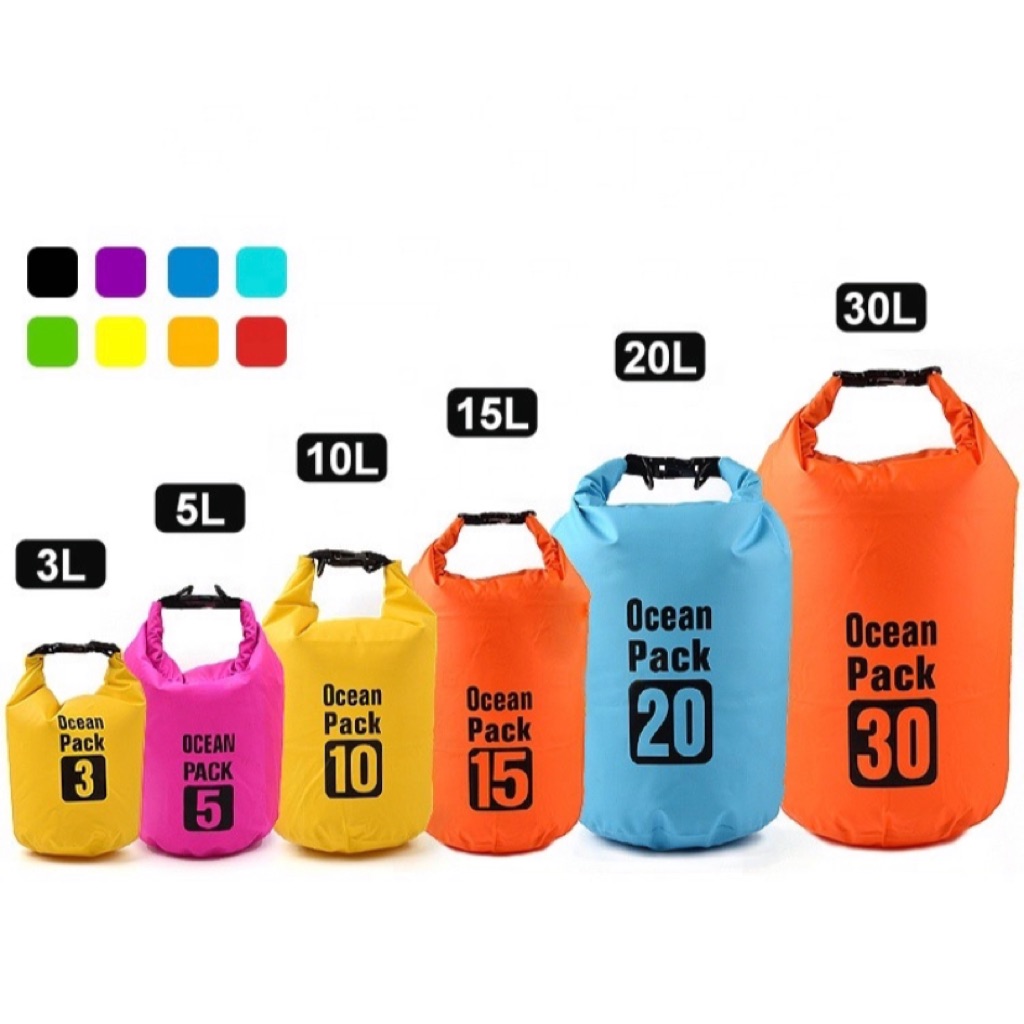 (Local) 3L 5L Waterproof Ocean Pack Sling Bag dry bag Shopee Singapore