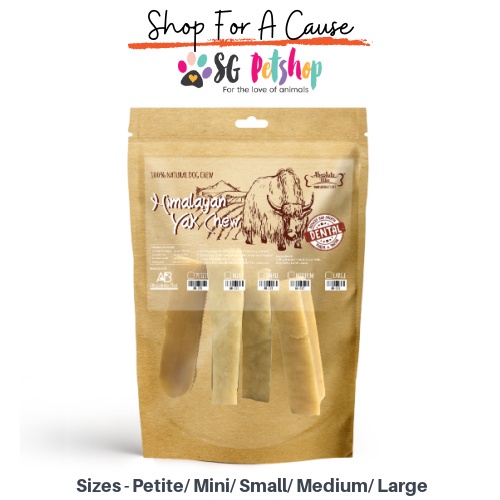 Absolute Bites Himalayan Yak Dental Sticks Dog Treats ( 5 sizes) Shopee Singapore