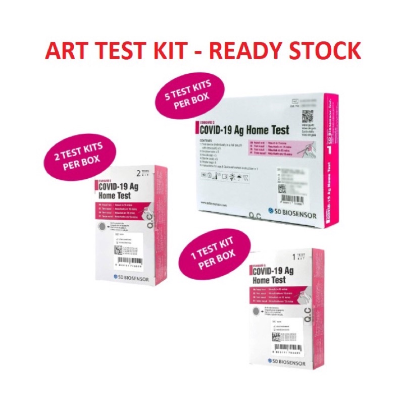 ART self test kit Shopee Singapore