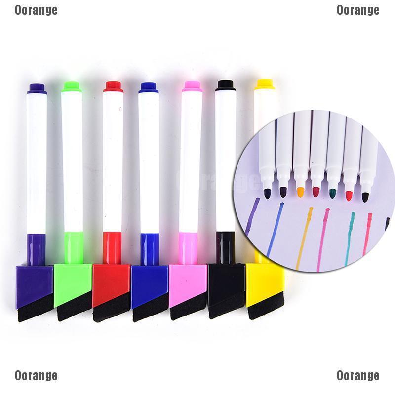 AG 5Pcs/Set Whiteboard Erasable Dry Erase Marker Pen With Eraser School