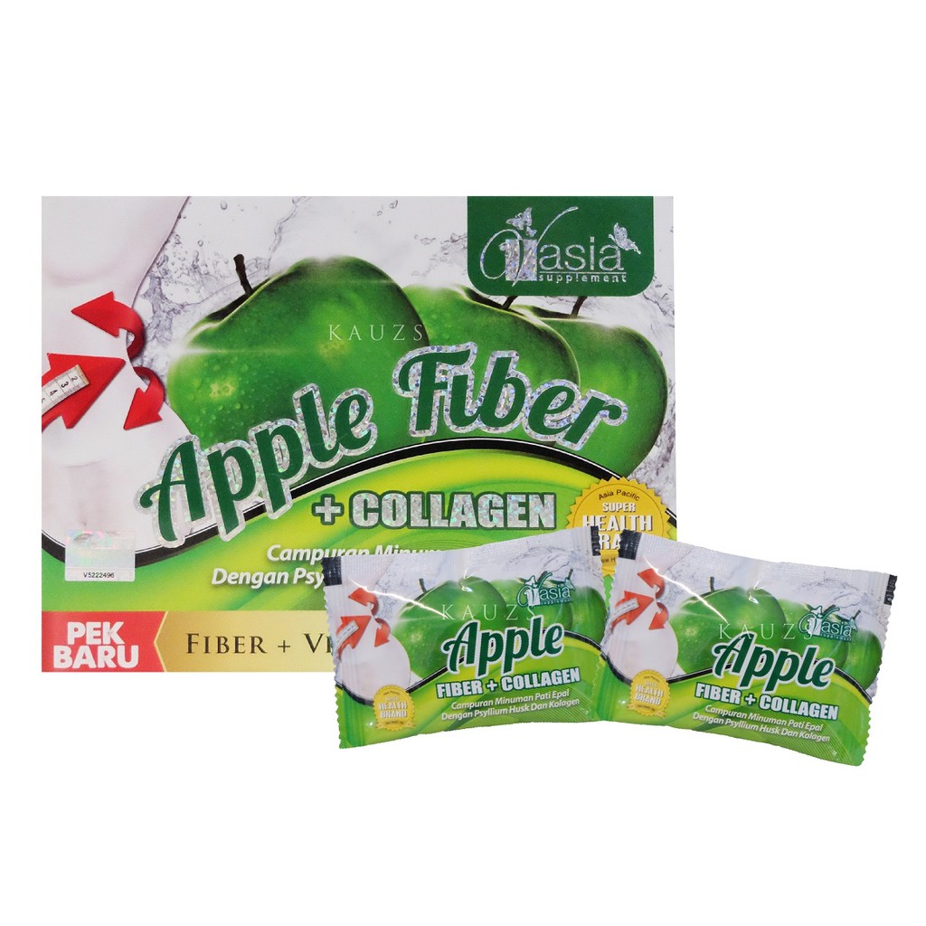 VASIA Apple Fiber + Collagen (Slimming & Detox Drink) (With Psyllium