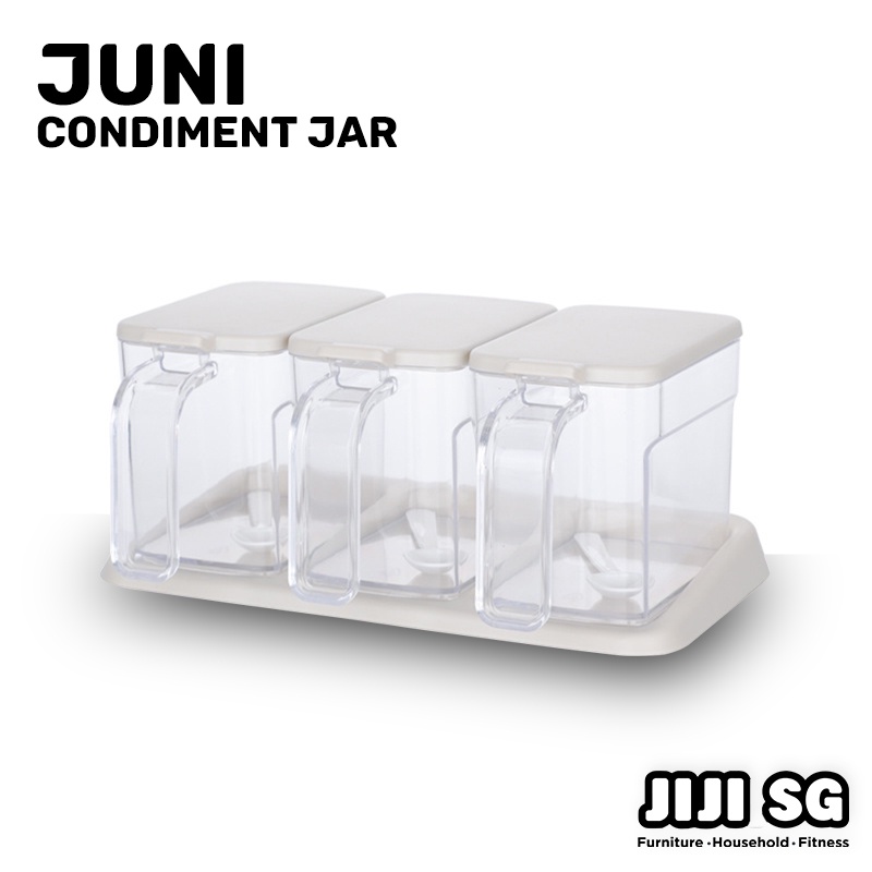 (JIJI.SG) JUNI Condiment Jar / Storage / Food Container / Condiments Shopee Singapore