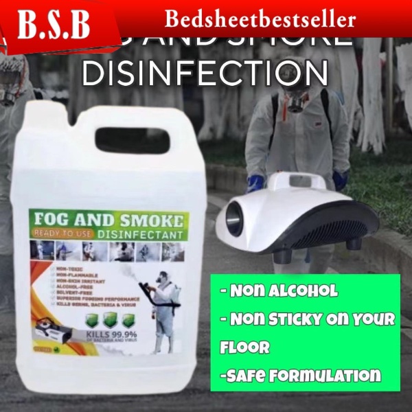 5L Fogging liquid Disinfectant Sanitiser Sanitizer Nanomist Nano mist
