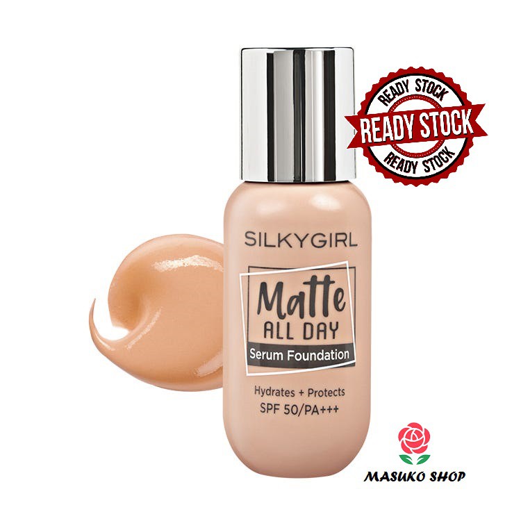 Silkygirl Matte All Day Serum Foundation (20ml) Shopee Singapore