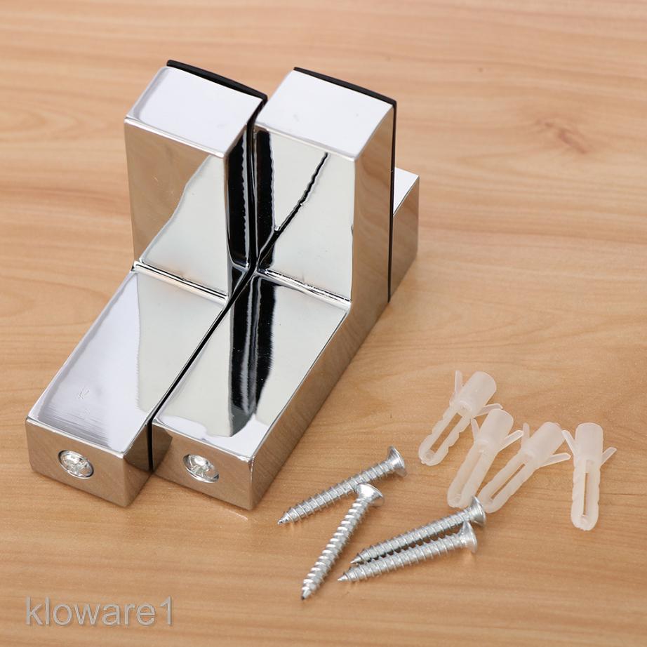 Bathroom Corner Tempered Glass Shelf Bracket Wall Mount Shopee Singapore