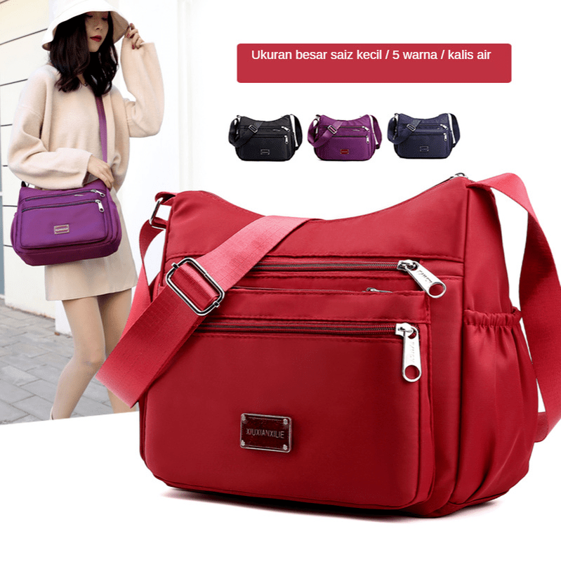 Korean Fashion Bag Women Shoulder Bags Messenger Bags Nylon Waterproof