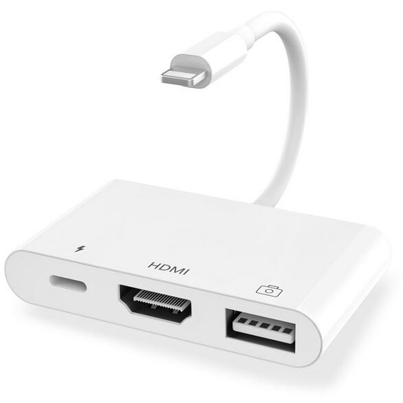 Compatible with iPhone to HDMI & USB OTG Adapter, Answin