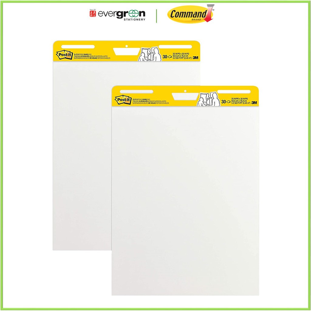 [SG] 3M 559 Easel White Pad, 25x30.5" 30s [Evergreen Stationery