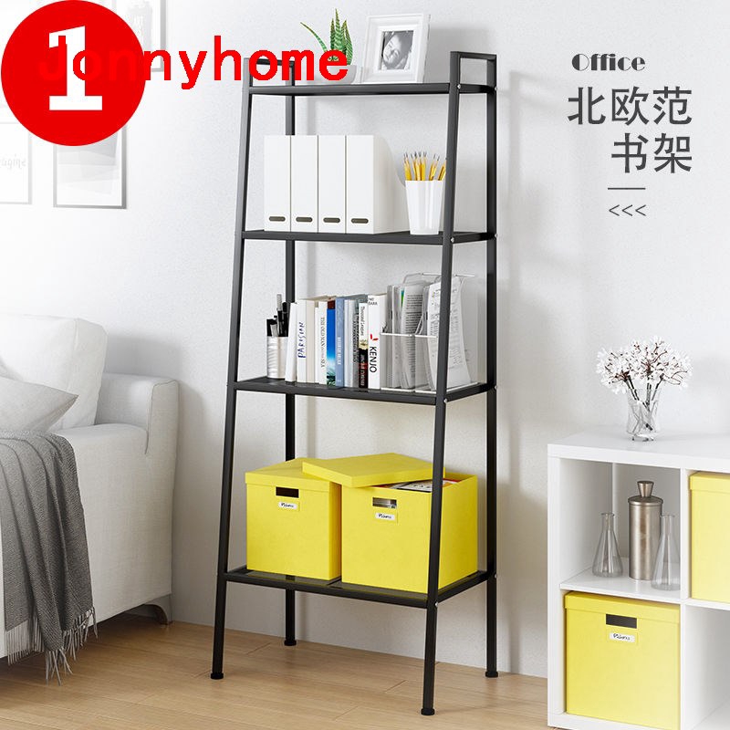 ENYIMO IKEA rack metal Nordic net red bookshelf living