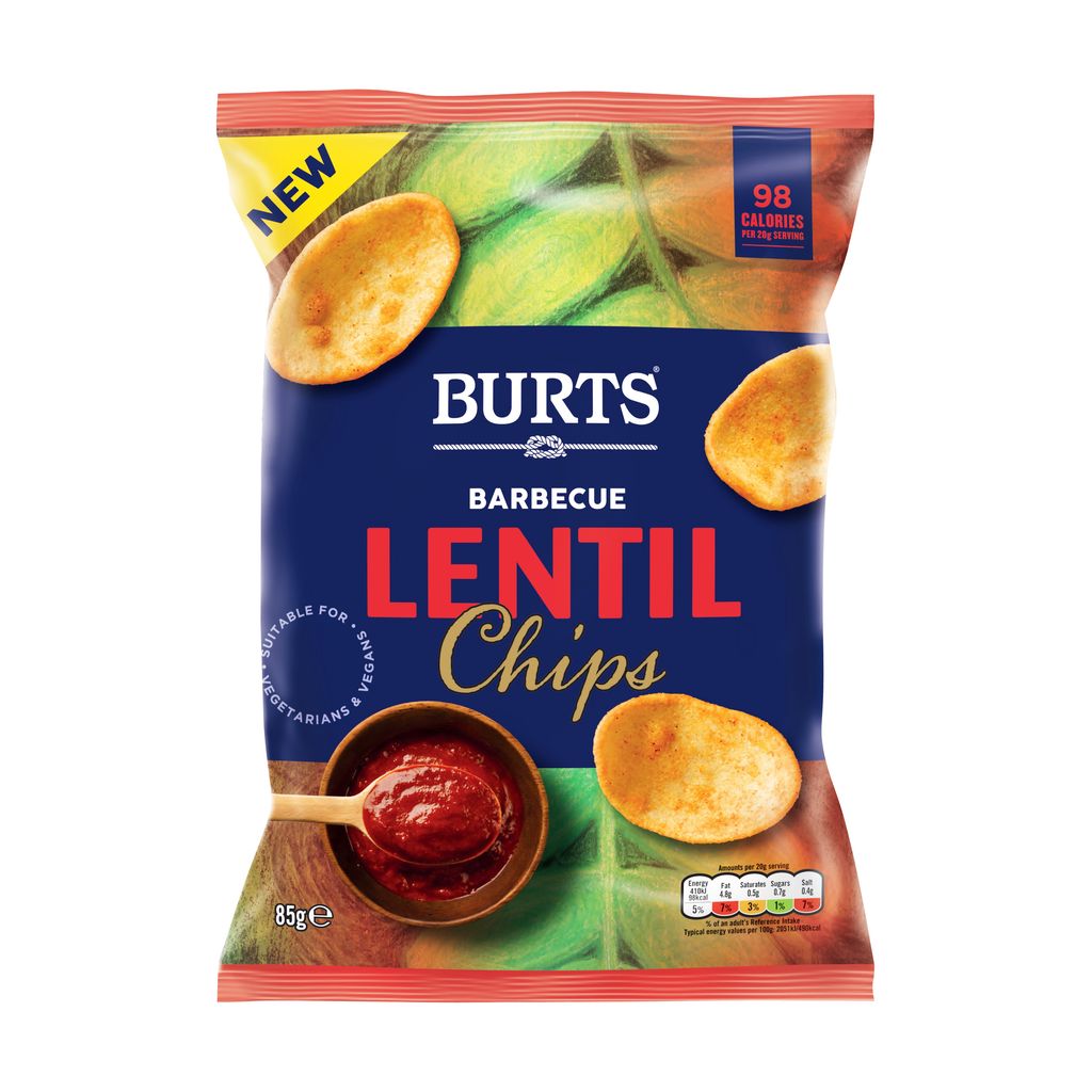 BURTS Barbecue Lentil Chips 85g [UK] Shopee Singapore