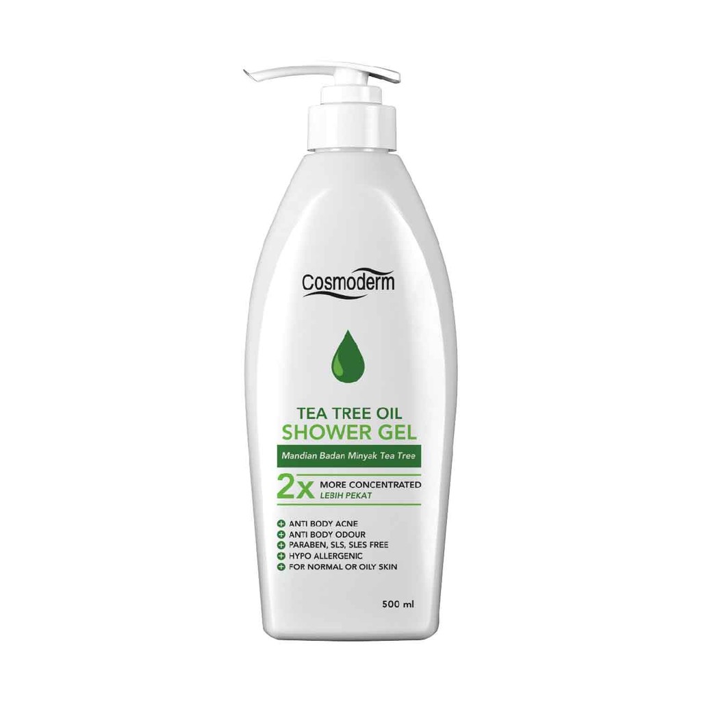 Cosmoderm Tea Tree Oil Shower Gel abanglimap
