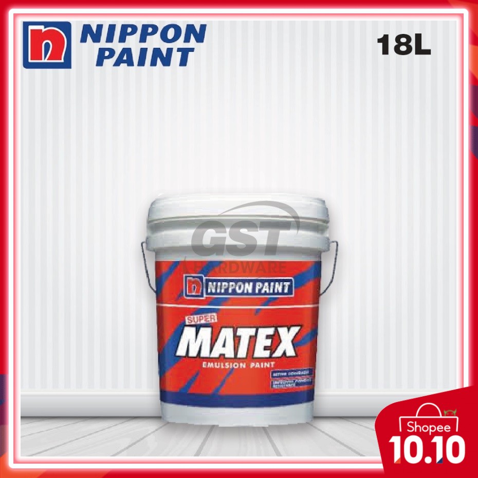 Nippon Paint 18L Super Matex White Emulsion Paint Nippon Matex