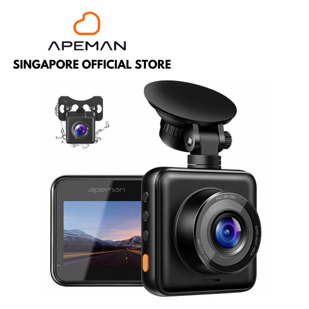 Apeman Car Dash Cam C420 Singapore Warranty Shopee Singapore