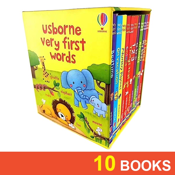 [SG Stock] Usborne Very First Words (10 Books) Point Readable Shopee