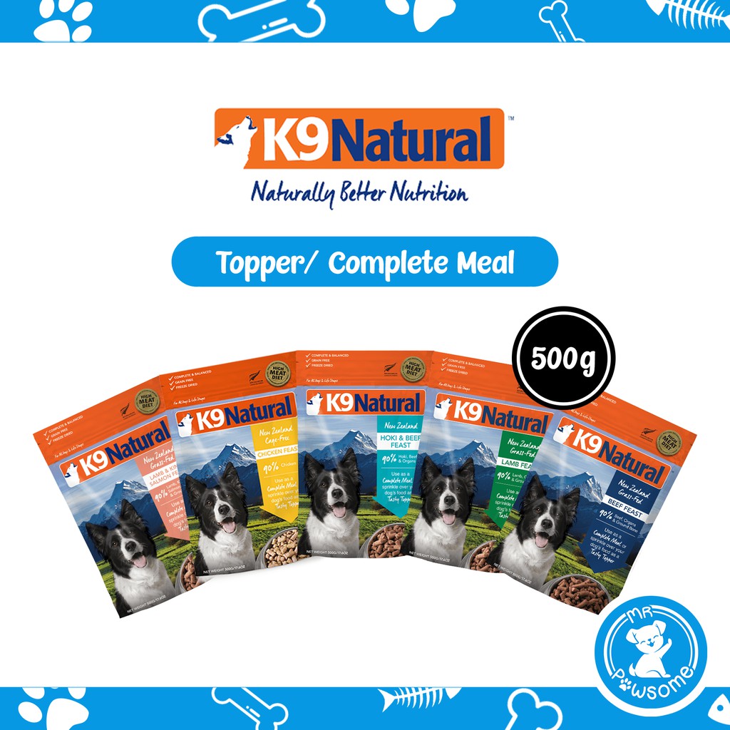 K9 Natural Freeze Dried Dog Food 500g Shopee Singapore
