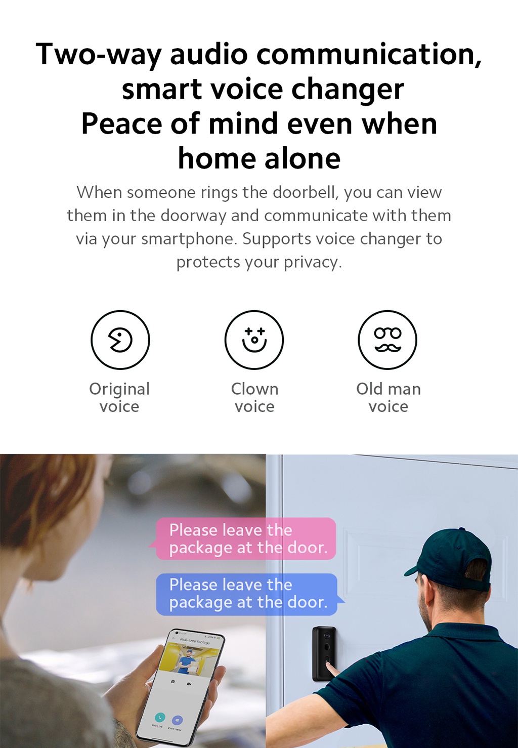 Xiaomi Smart Doorbell 3 Shopee Singapore