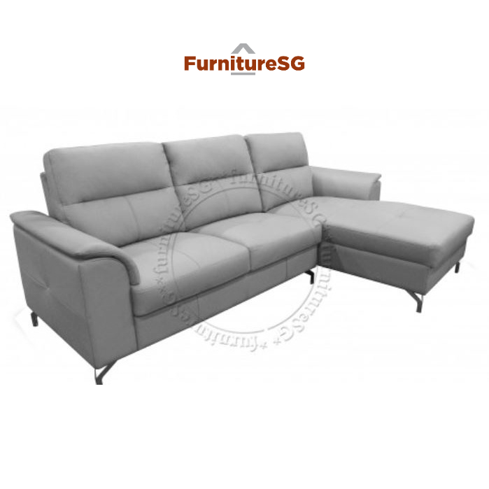 LShape Sofa Set SFL1276 (Half Leather) Shopee Singapore
