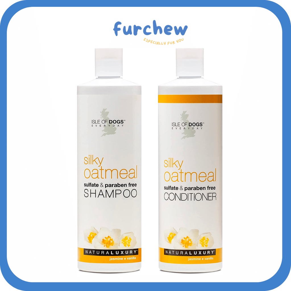 [SG] Isle of Dogs Silky Oatmeal Shampoo Conditioner 16oz Shopee Singapore