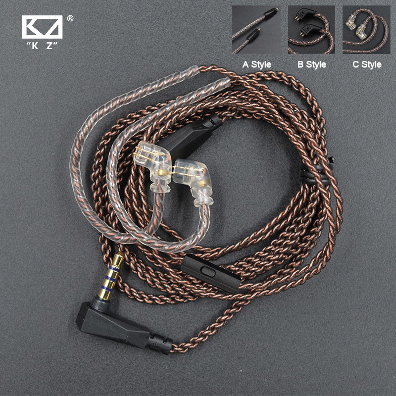KZ Cable ZSN Pro Original Replaceble Wire With 3.5mm 2Pin 0.75mm
