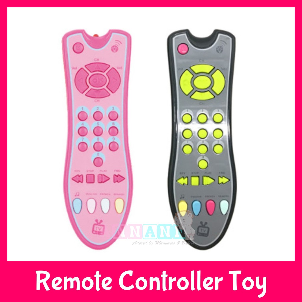 TV DVD Video Remote Controller Control Toy Handheld Game Role Pretend Play Kids Children Xmas