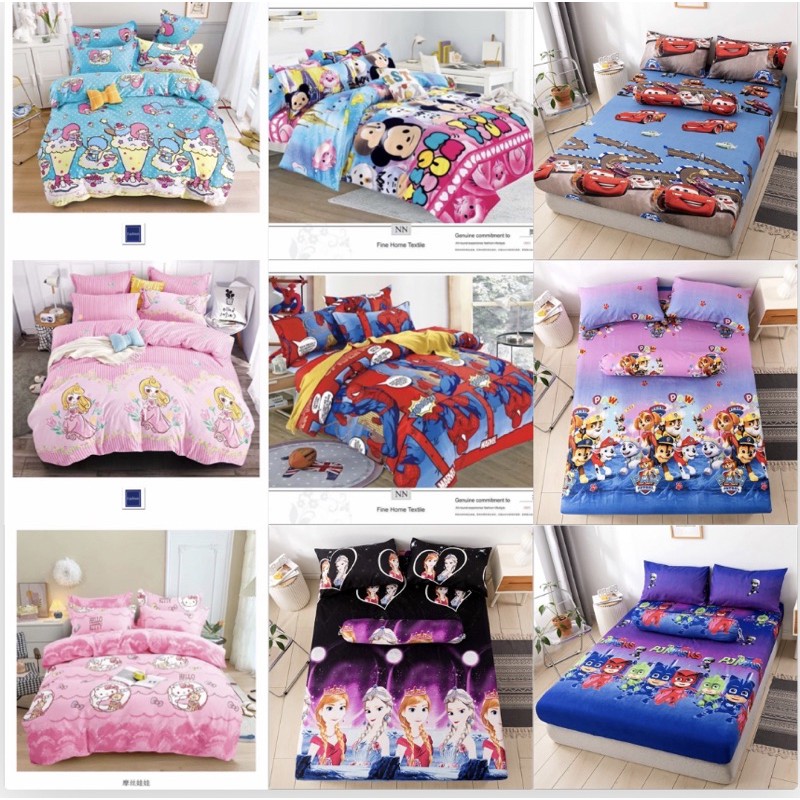 cartoon bedsheet Prices and Deals Mar 2023 Shopee Singapore
