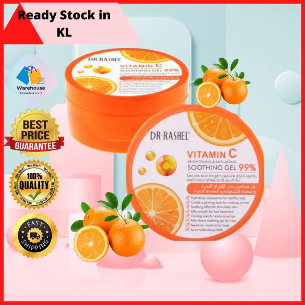 DR Rashel Vitamin C Brightening & AntiAging Soothing Gel 300g Shopee