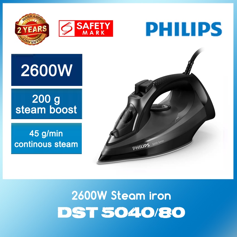 PHILIPS 5000 Series DST5040/80 Steam Iron WITH 2 YEARS WARRANTY