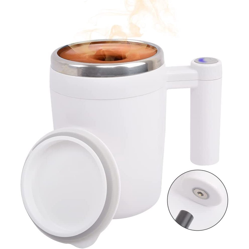 Rechargeable Self Stirring Coffee Mug Cup Auto Thermal 304