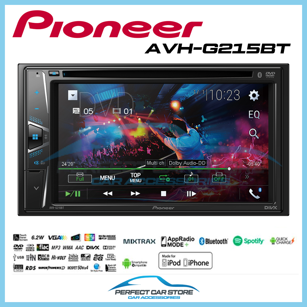 Pioneer AVHG215BT Multimedia AV Receiver with BT, USB & Android Smartphone. Shopee Singapore