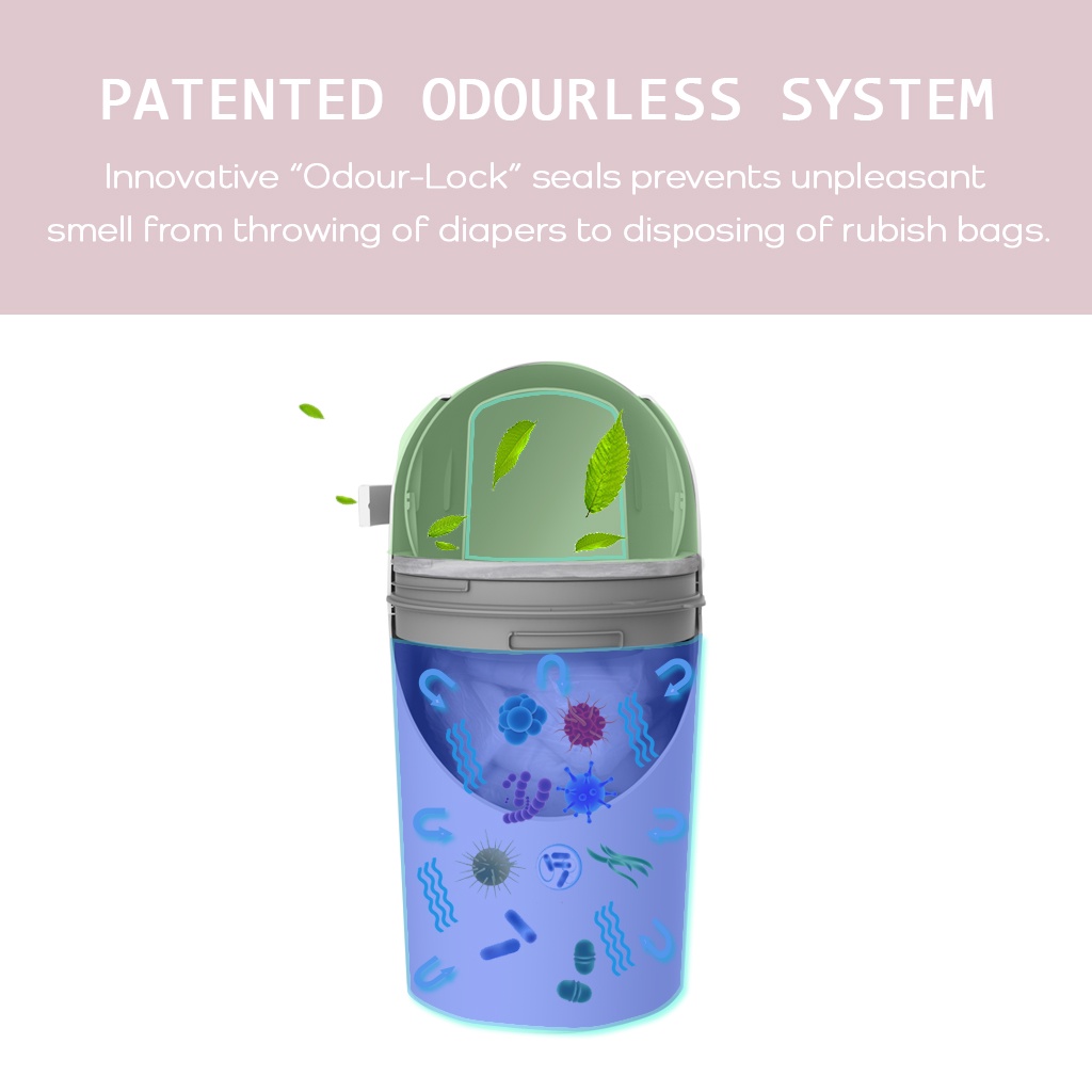 Umee Odourless Diaper Pail / Diaper Bin Shopee Singapore