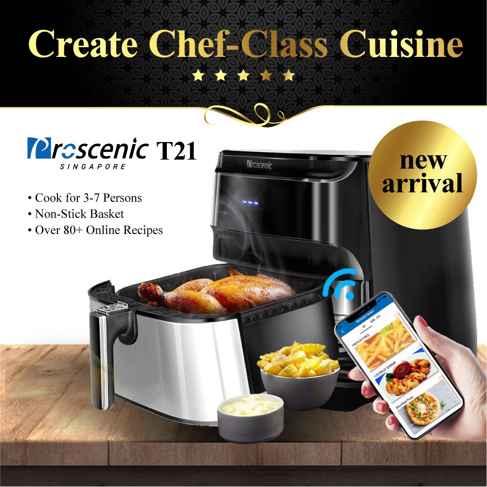 Proscenic T21 Smart Air Fryer Oil Free with APP & Alexa Control