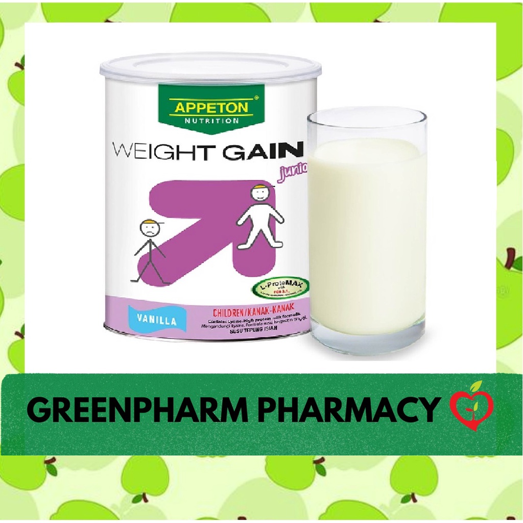 Appeton Weight Gain Junior Vanilla Flavour 450g Shopee Singapore