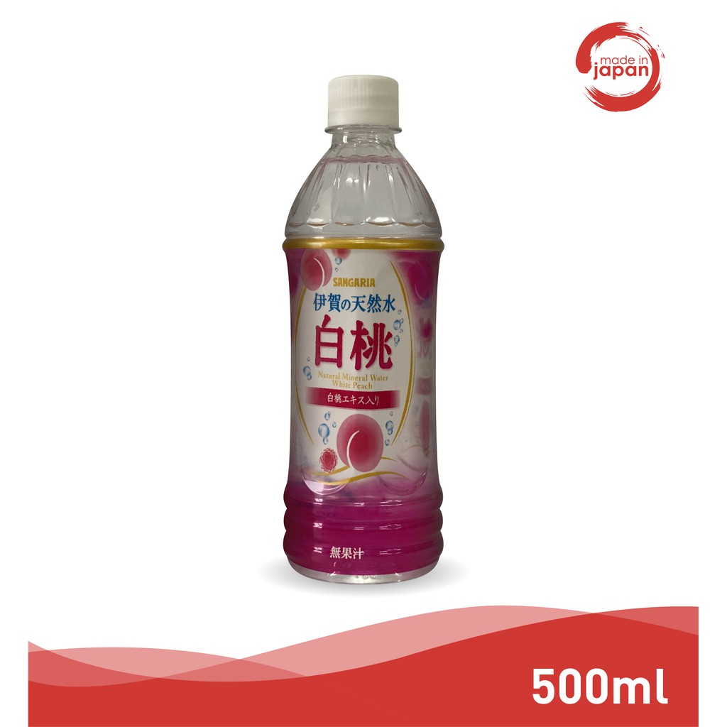 Sangaria Iga Natural Water White Peach 500 Japan Japanese drink