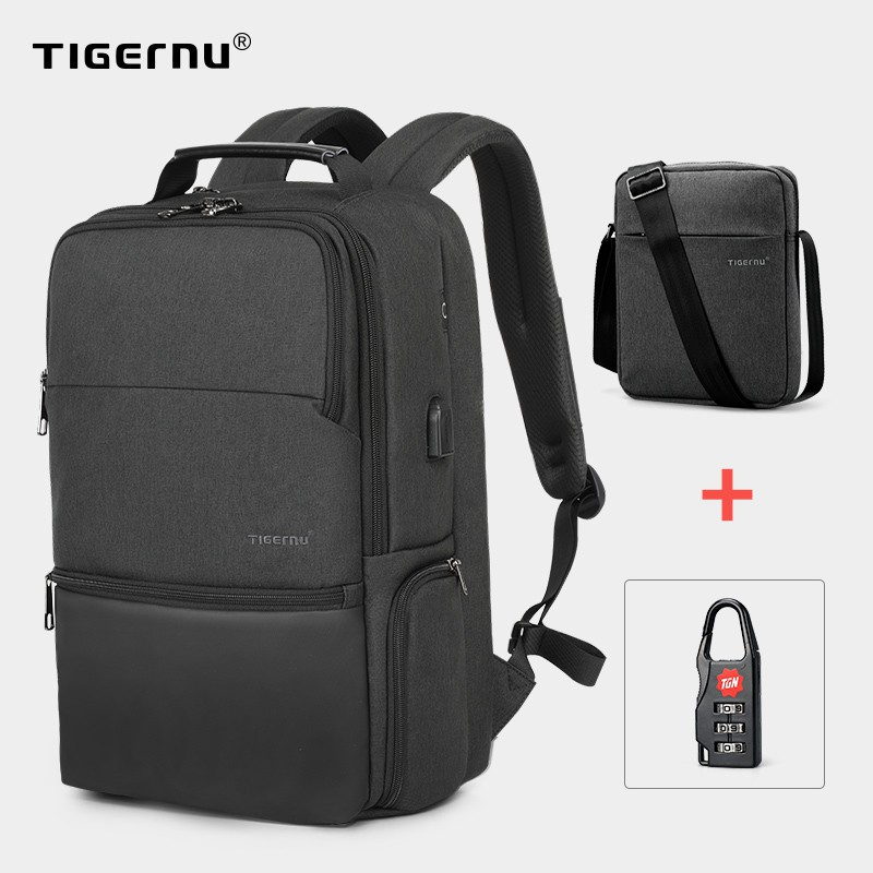 Ready Stock Tigernu Bag Set Expandable Water Resistant Backpack Set (19'') Shopee Singapore