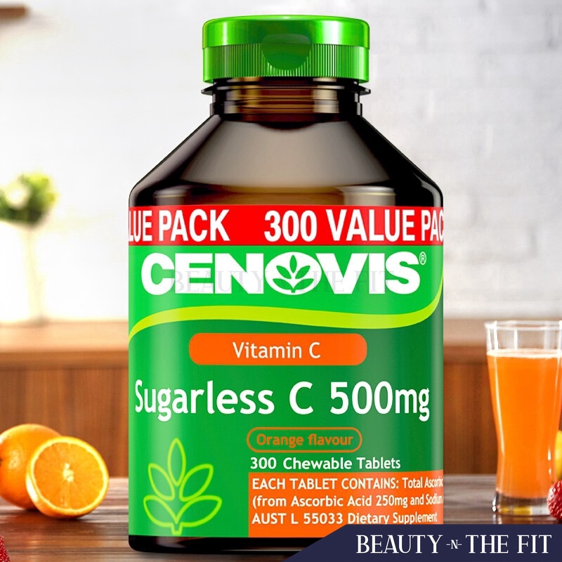 Cenovis Vitamin C 500mg Sugarless 300 Tablets Shopee Singapore