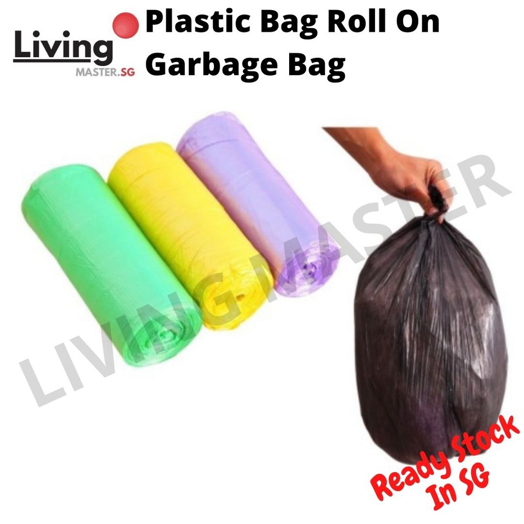 (Bundle Deal) Rubbish Plastic Bag Garbage Bag Trash Bag 6 Colours
