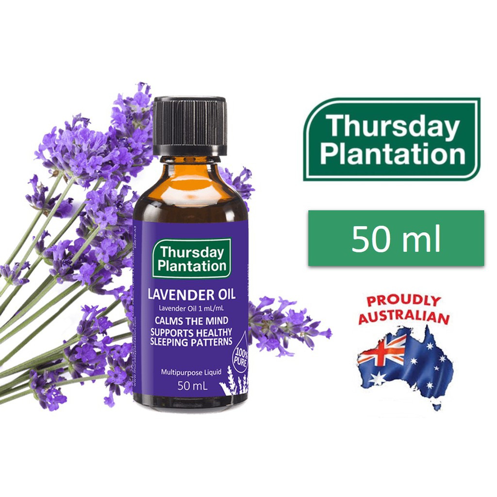 Thursday Plantation Lavender Oil 50ml 100 Pure Calms the Mind Supports Healthy Sleeping